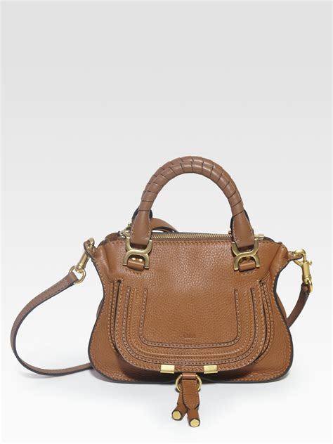 chloe mini bag brown|chloe mini crossbody bag.